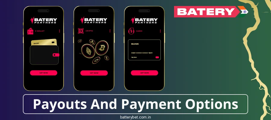 Payout Methods for Batery Bet India Affiliates