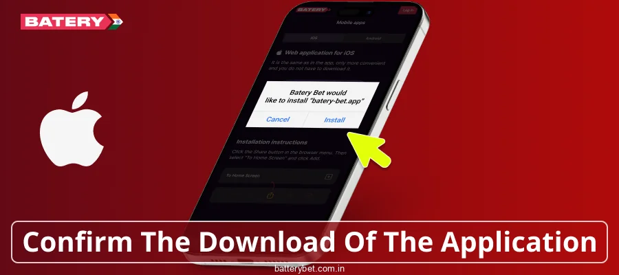 Authorize the download of Batery Bet IN on your iPhone