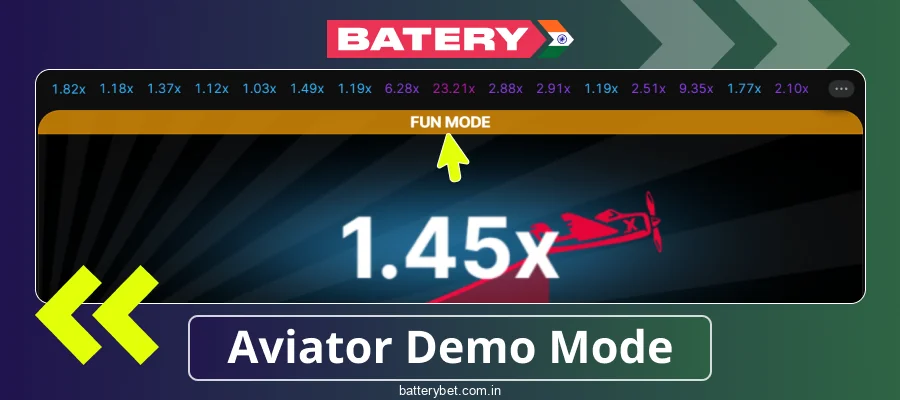 Trial version of Batery Bet Aviator India