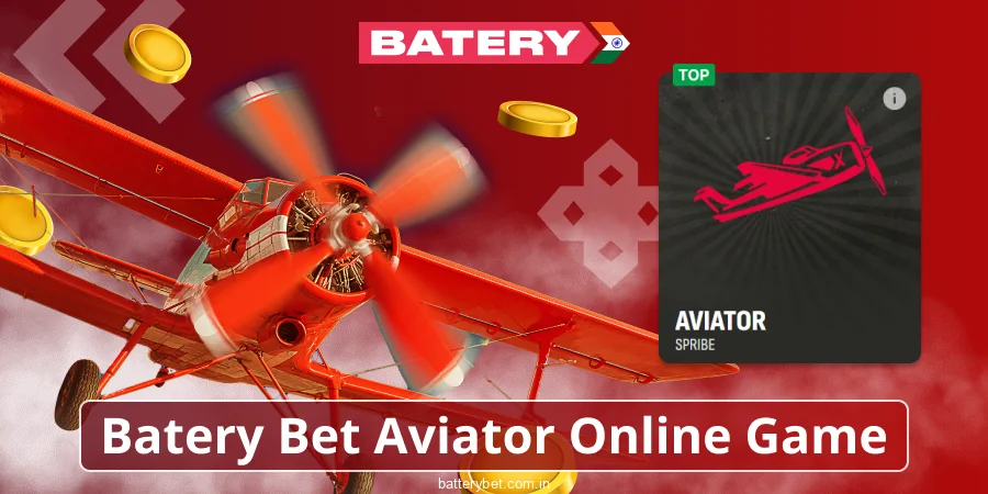 Try your luck with Aviator at Batery Bet India