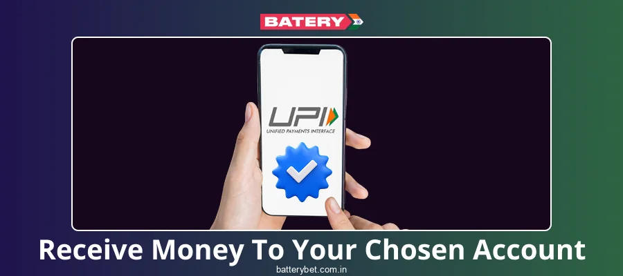 Receive your winnings from Batery Bet India